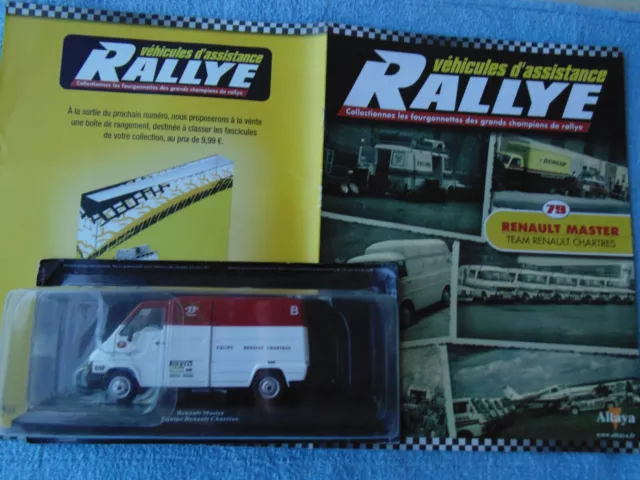 Véhicule Assistance Rallye N°79 Renault Master Team Renault Chartres Auriol 1985