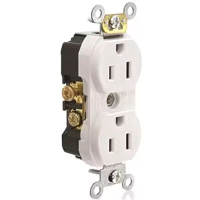 15 Amp 125-Volt NEMA 5-15R 2-Pole Commercial Grade Tamper-Resistant Duplex Outle