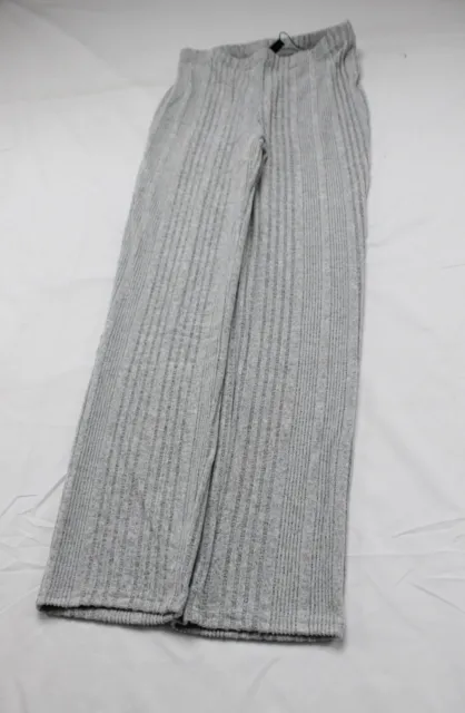 NORACORA WOMEN'S CASUAL Soft Rib Knit Leggings MR2 Light Gray Medium ...