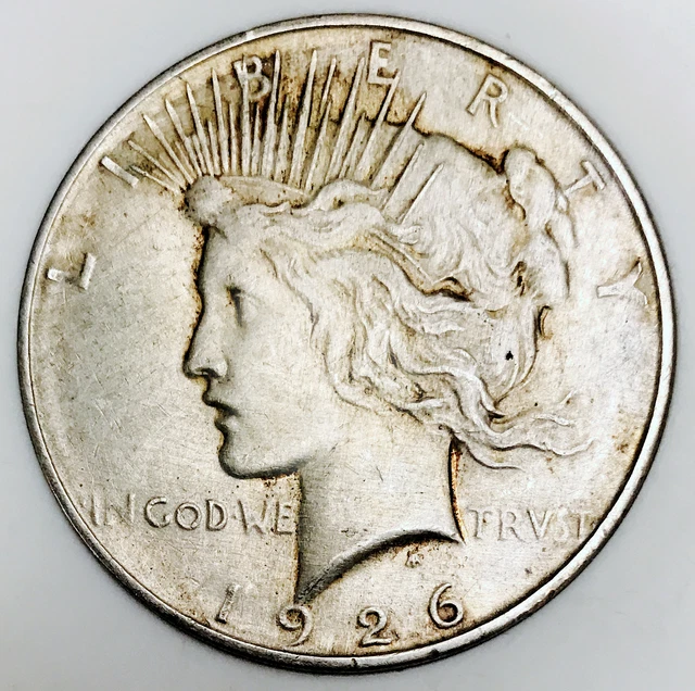 1926 D Peace Dollar! True Stunner! Solid Rarity! Must See Coin$$ Wow Nr #38030
