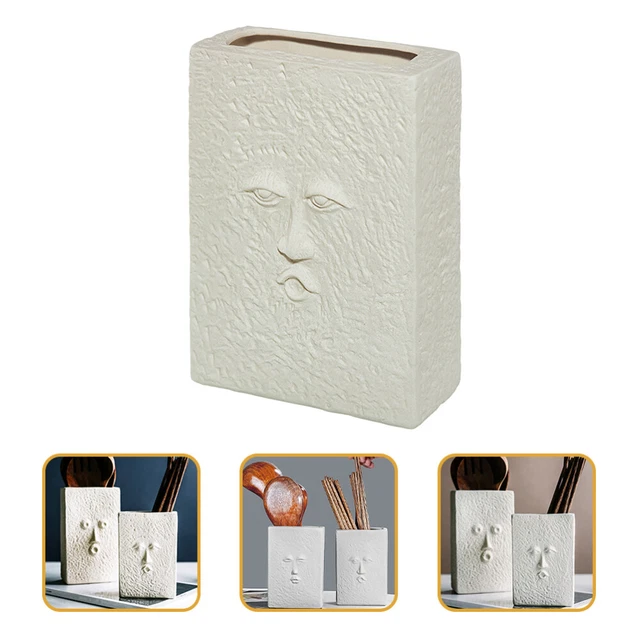 Ceramic Cup Face Chopstick Holder Ceramics Tools Square Tool Storage