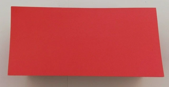 Moderationskarten 100 Stück rote Überschriftskarten  297 x  105 mm
