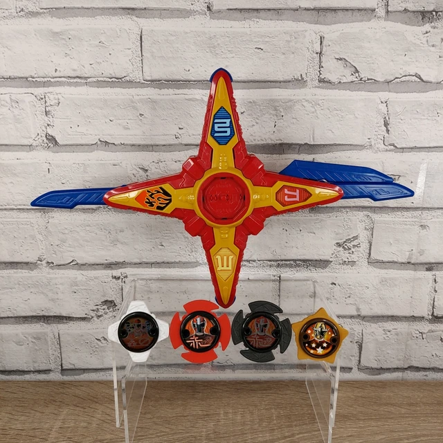 POWER RANGERS NINJA Steel Battle Morpher DX And Power Star Discs Sound ...