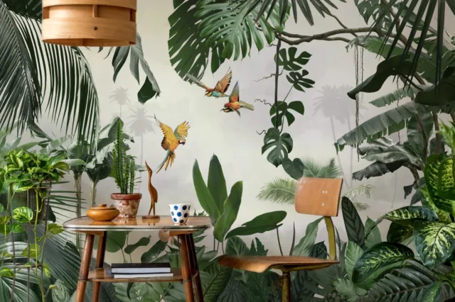 Tropical Wallpaper, Peel and Stick Tropical Landscape Wallpaper Mural