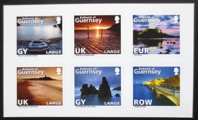 Guernsey - 2010 - Abstract Guernsey - SG 1327/1332 -MNH Self Adhesive Set