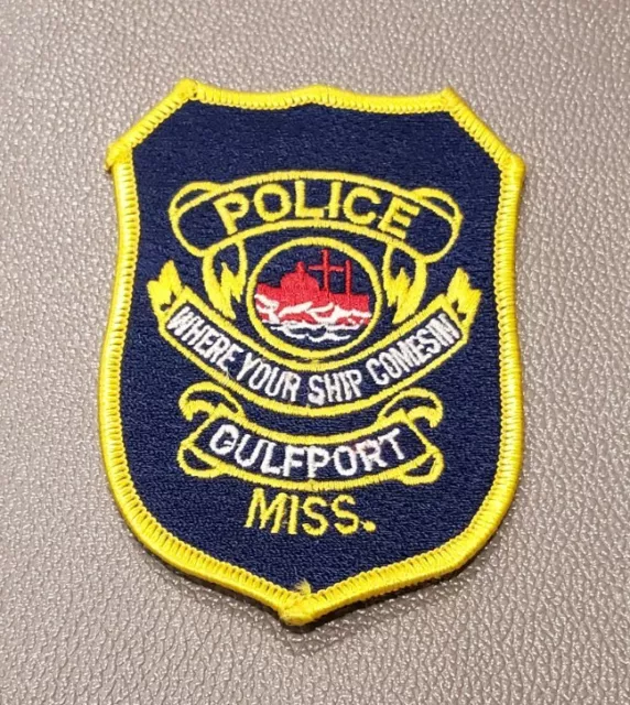 Gulfport Mississippi Police Shoulder Patch OS