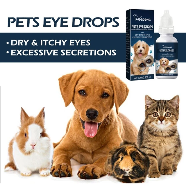 MOIST EYES PET Eye Drops Gentle Cleansing Relieve Eye Itching Cat £3.77