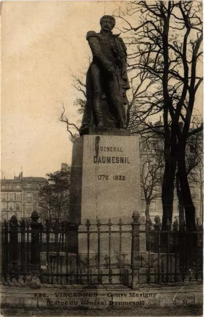 CPA AK VINCENNES Cours Marigny Statue of General Daumesnil (672159)