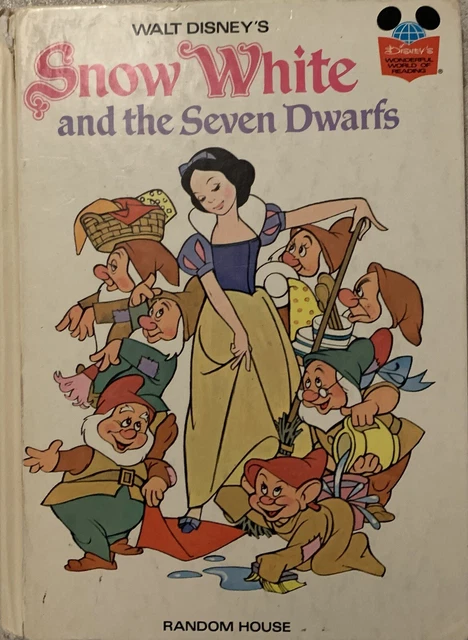 WALT DISNEYS SNOW White And The Seven Dwarfs Hardback Vintage 1973 ...