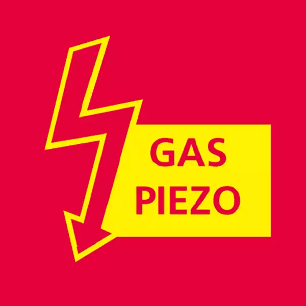 WALTER Gasheizstrahler Eco mit Piezo Zündung, Druckregler, Schlauch, 4,2 kW 4