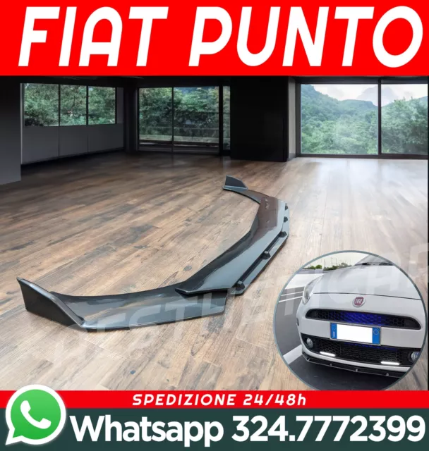 Fiat Punto Evo Abajo Parachoques Splitter Delantero Sport Look ABS Spoiler Luc