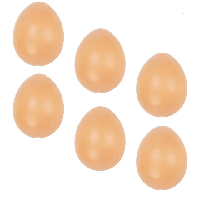 Juego de huevos de gallina de juguete para niños 6 huevos para incubar para juegos de cocina imaginativos