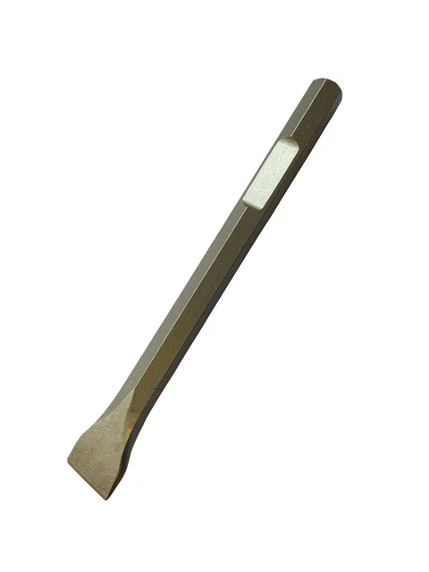WERHE ® HEX28 Spatmeißel 50 x 400 mm Sechskant-Aufnahme 28 mm für Abbruchhammer