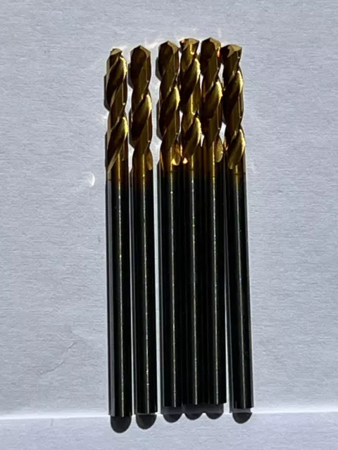 Carbide Drills 2.5mm 6 Pieces Joblot SAM34