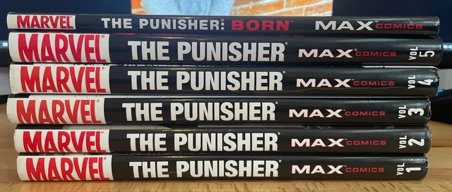 Punisher Max - Volume 1 To 5 by Garth Ennis (2007, HC) Omnibus ! OOP ! RARE 2