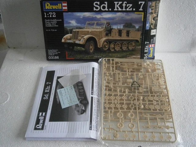 MAQUETTE VEHICULE SEMI Chenille Allemand Sdkfz. 7 Revell 03186 (2012
