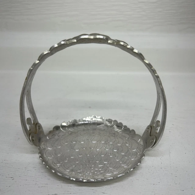 Continental Silver Co Wild Rose Brilliantone Stand Holder for Coasters