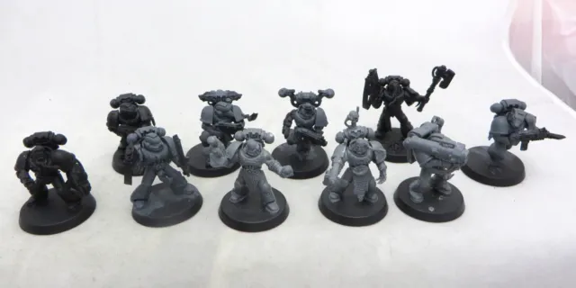 Warhammer 40k Space Marine squad Wolves army lot b