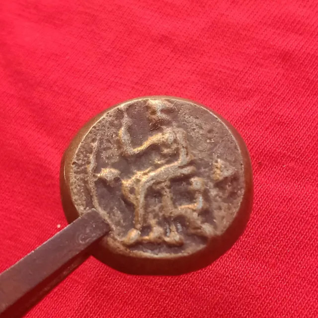 Rare Ancient Greece Roman Empire  Amulet Coin Bronze Greek Coin