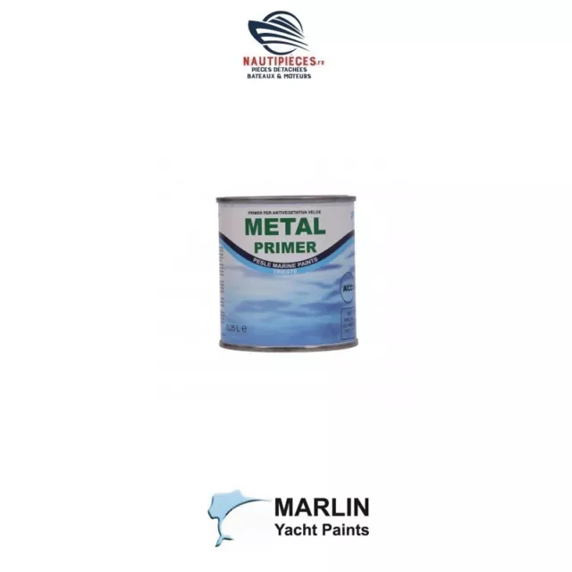 Pot 0.25 Litres Primaire Metal Vert Marlin Yacht Paints Velox Primer Metal