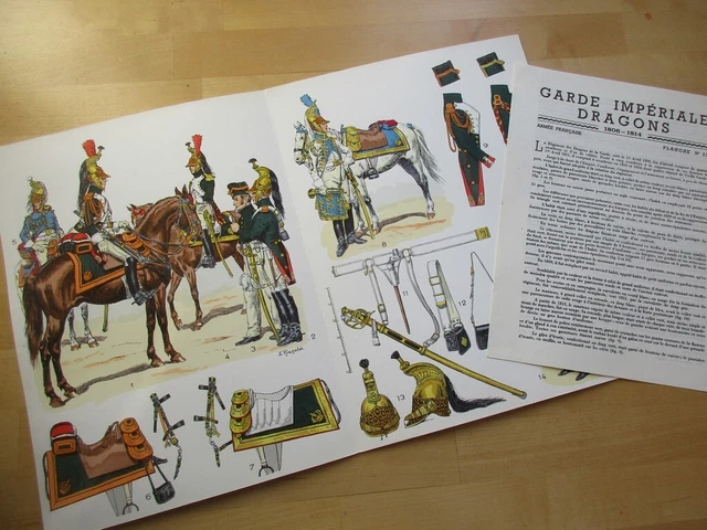 UNIFORMES. Dragons Garde Impériale en 1808