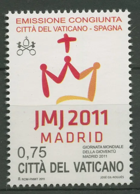 Vatikan 2011 Weltjugendtag Madrid 1716 postfrisch