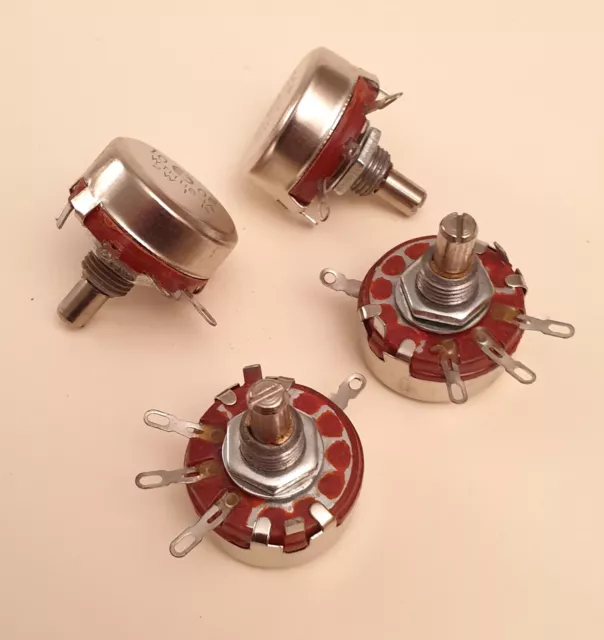 Lotto Da 4 Potenziometri 470 Ohm - 2 Watt - Non Induttivo