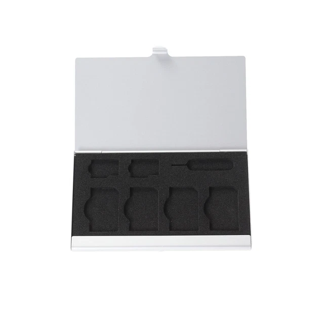 Porte-cartes SIM Simsafe - Étui Fin Avec 3 Adaptateurs (nano, Micro, Standard) Et Outil D'éjection, Idéal Voyage