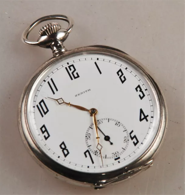 MONTRE GOUSSET ZENITH En Argent Grand Prix Paris 1900 EUR 220 00