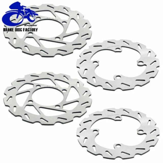 For Yamaha Rhino 700 Front Rear Brake Disc Rotors YXR700F 4X4 Fi 08 09 11 12 13