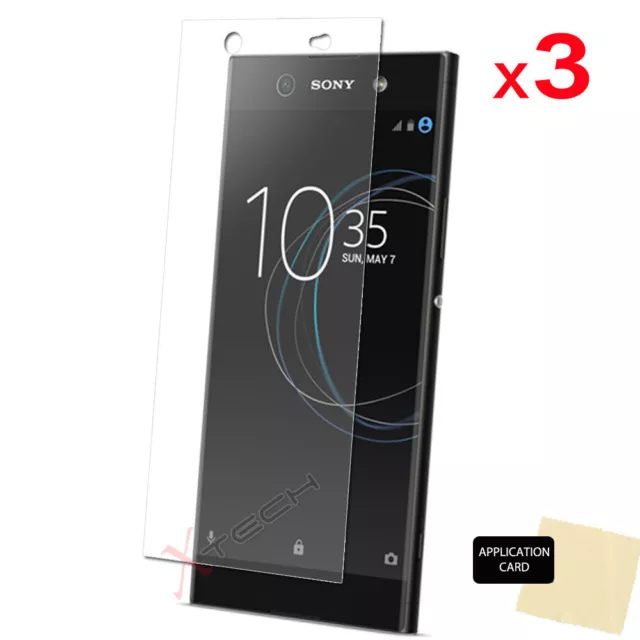 3 Pack of CLEAR LCD Screen Protector Cover Guards for Sony Xperia XA1 Ultra