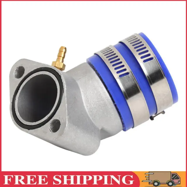 30mm Carburetor Frosted Intake Pipe Manifold Interface Boot for Scooter ATV Blue