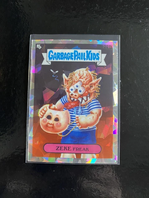 2022 Topps Chrome Garbage Pail Kids Series 5 Zeke Freak Atomic Refractor