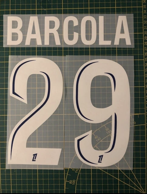 Flocage Officiel psg 2025 Barcola Adulte Ldc Fourth
