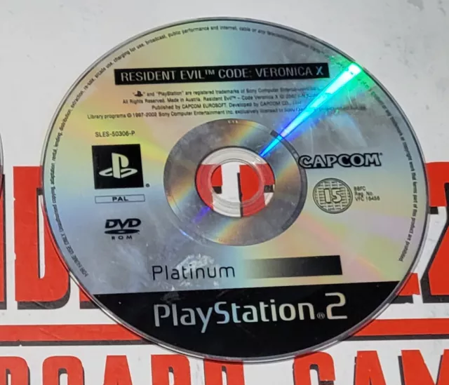 Resident Evil Code Veronica X no Bonus Disc C BL PS2