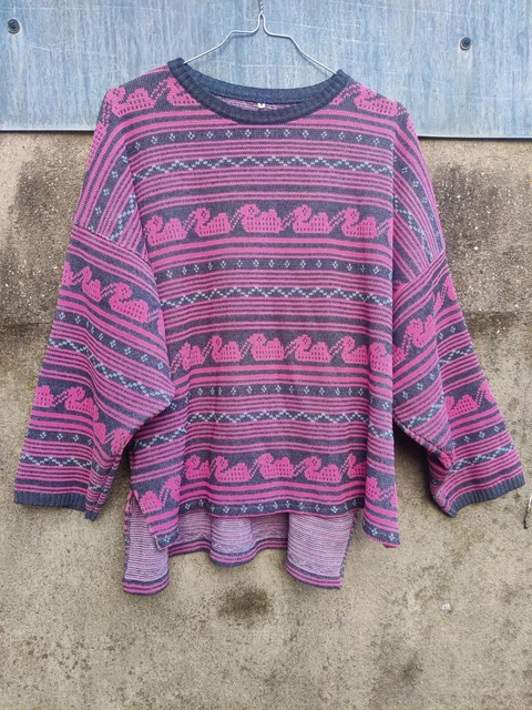 Pull Vintage Oxbow Surf Années 80-90 Taille S - Collector Rare, Très Bon état