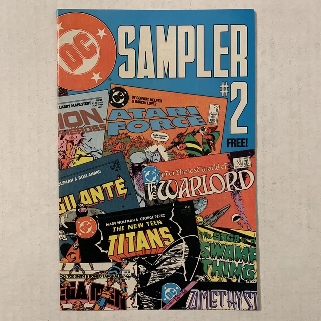DC Comics Sampler 2 1984 Swamp Thing Star Trek Batman Justice League Atari Force DC Comics Sampler 2 1984 Swamp Thing Star Trek Batman Justice League Atari Force