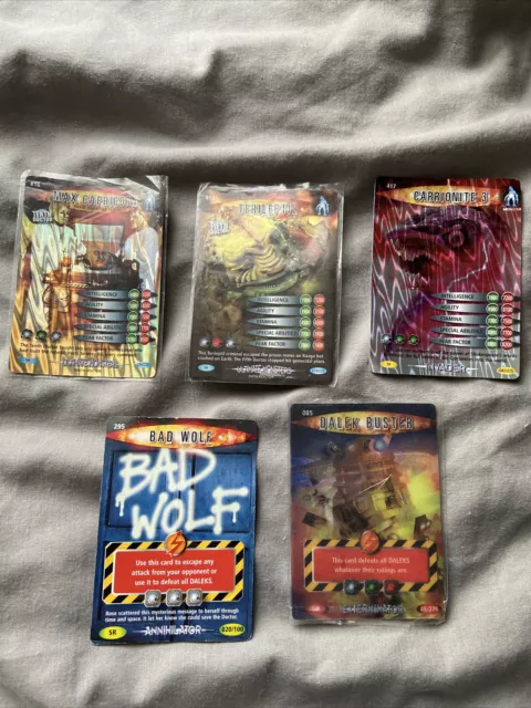 dr who battles in time cards