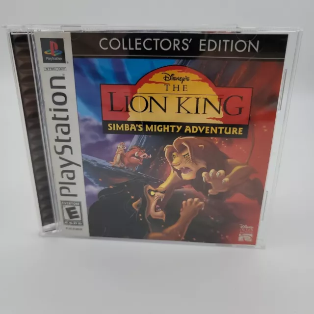 PS1 DISNEY'S THE Lion King Simba's Mighty Adventure Collectors Edition ...