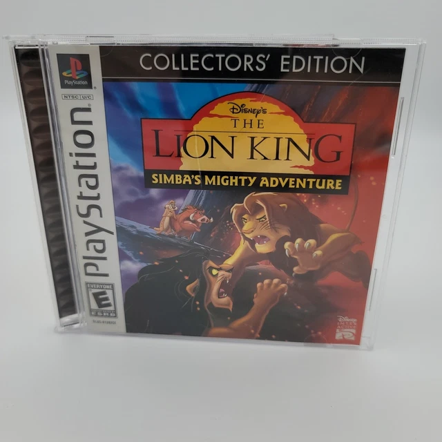 DISNEY'S THE LION King Simba's Mighty Adventure Collector's Edition PS1 ...