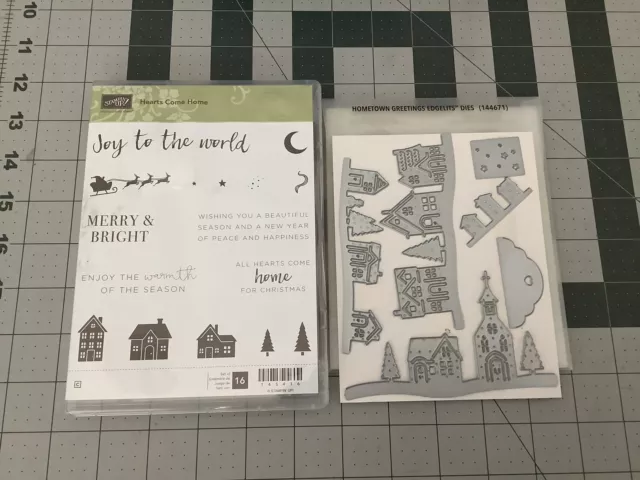 Stampin Up HEARTS COME HOME Stamps & HOMETOWN GREETINGS Dies