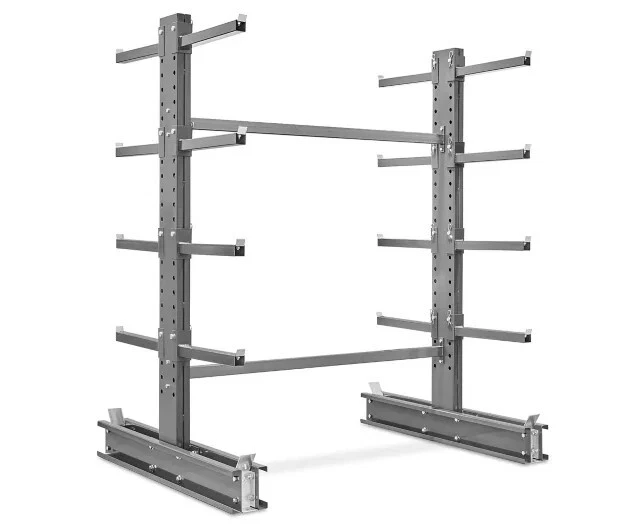 Cantilever Jarke Double Sided Material Rack (80" w x 65" d x 96" h) - 20 arms