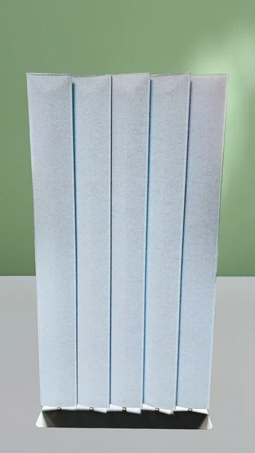 Buzzi Space Trennwand Sichtschutzwand Raumteiler hellblau 100x40x190 Büro tw0053