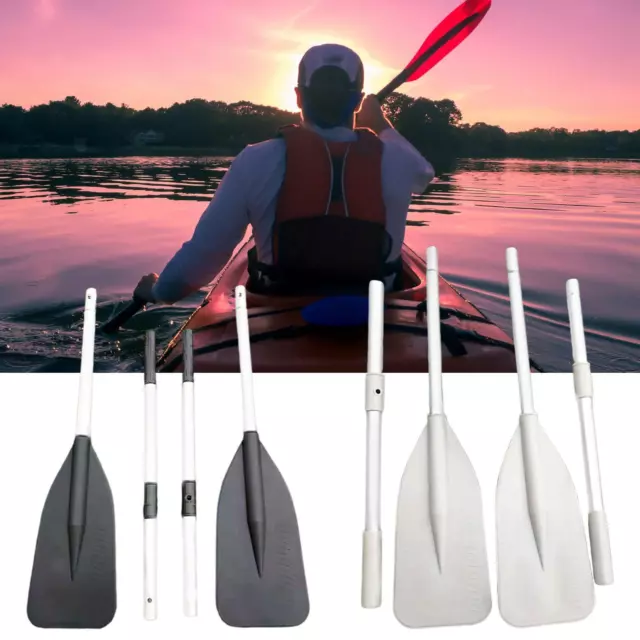 2Pcs Kayak Paddle Detachable Portable Fittings Packable for Paddleboard Canoeing