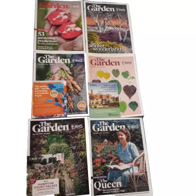 RHS Garden Magazine Full Set 2022 12 issues Bundle Gardening Tips Inspiration 2