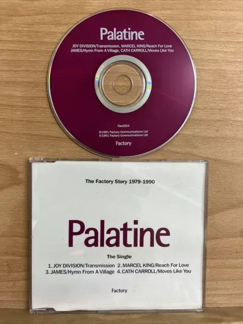 PALATINE Die Single - Die Fabrikgeschichte 1979-1990 JOY DIVISION, JAMES usw. CD
