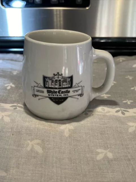 Rare Set of 4 White Castle Restaurant Coffee Cups Mugs 2023 Seasons Quartet