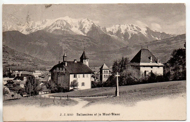 ENVIRONS DE SALLANCHES Combloux et le Mont Blanc CPA EUR 3,00 - FR
