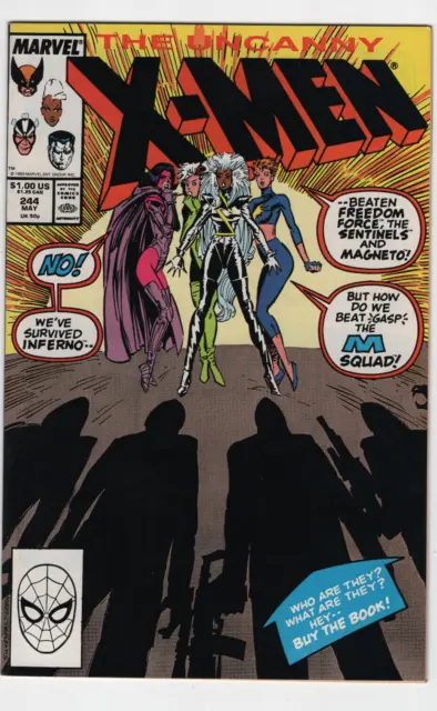 UNCANNY X-MEN #244  1st App Appearance JUBILEE 1989 Marvel Comics