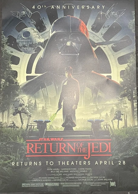 STAR WARS CELEBRATION 2023 return of the jedi 40th anniversary poster